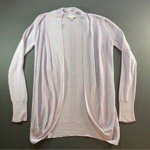 BP Soft Pink Open Front Cardigan
